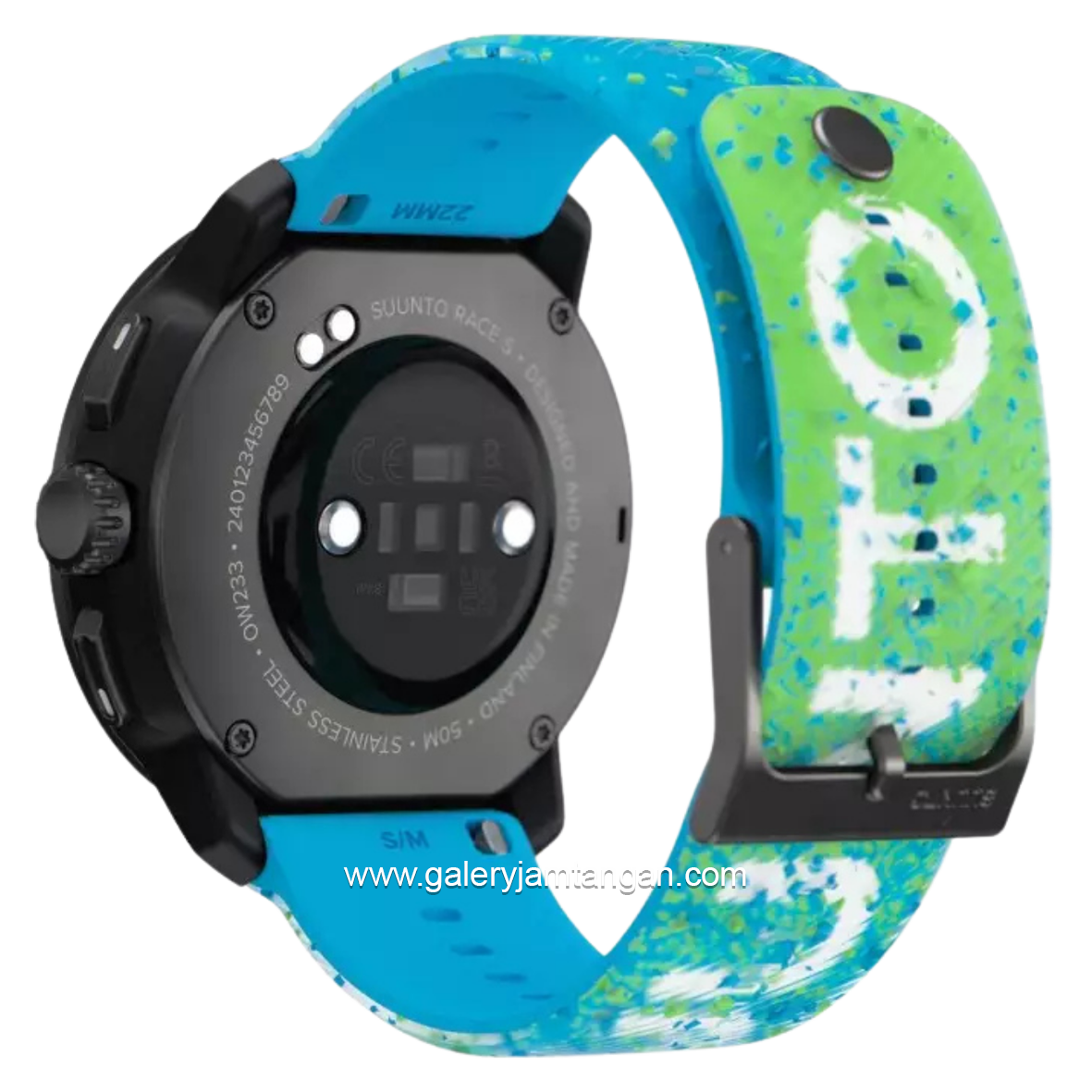 SUUNTO Race S Power Blue Silicone Strap