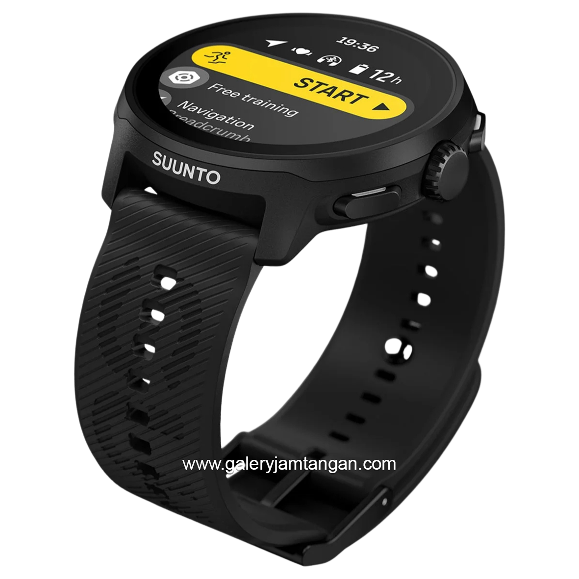 SUUNTO RUN ALL BLACK Silicone Strap
