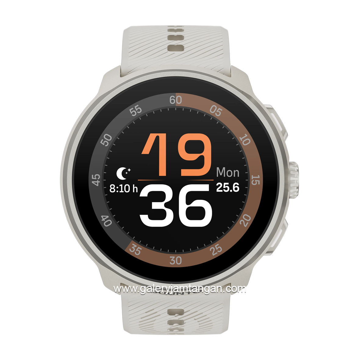 SUUNTO RUN FROST GREY Silicone Strap