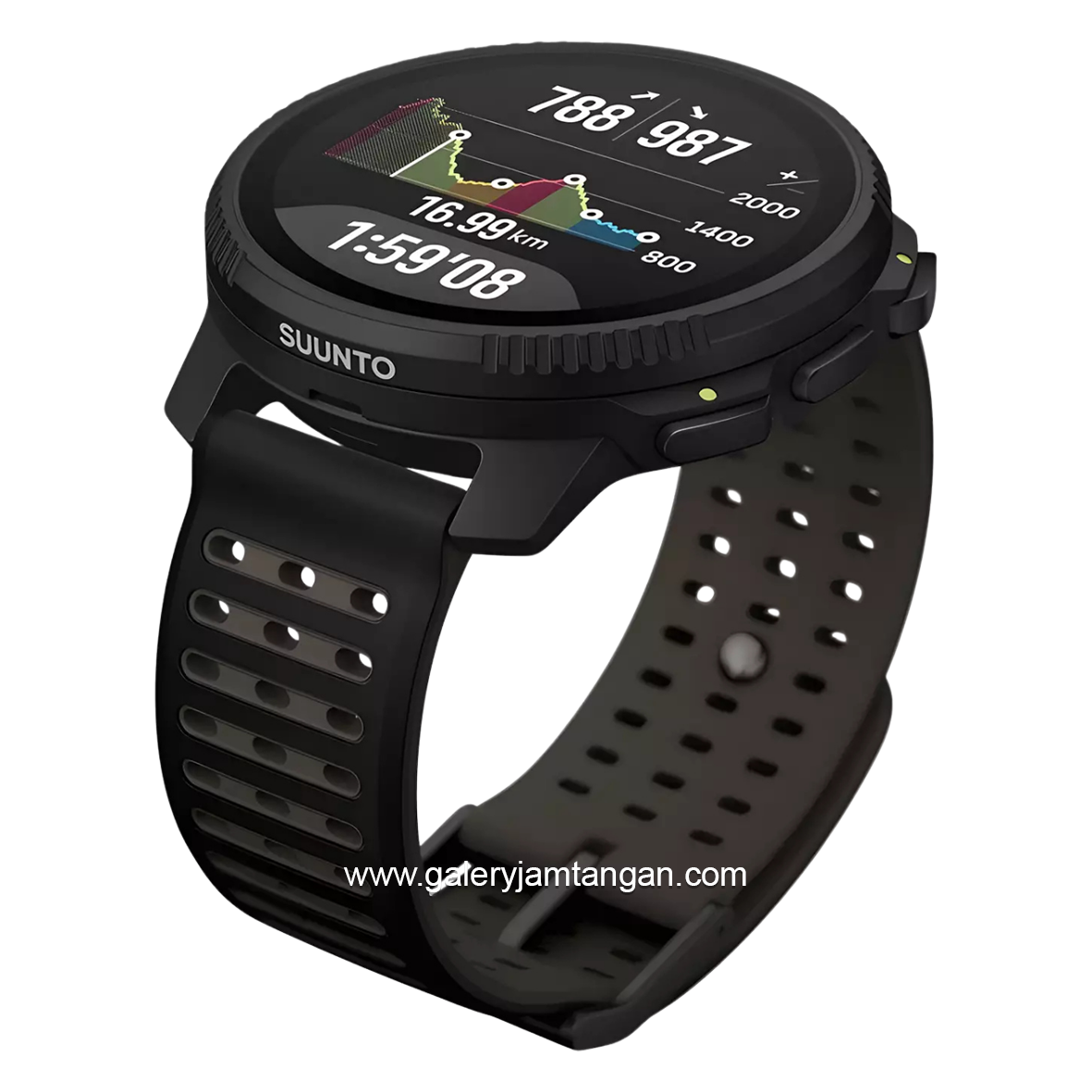 Suunto Vertical 2 All Black Silicone Strap
