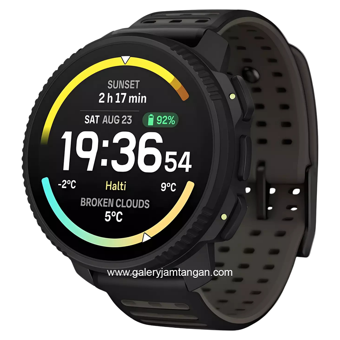 Suunto Vertical 2 All Black Silicone Strap