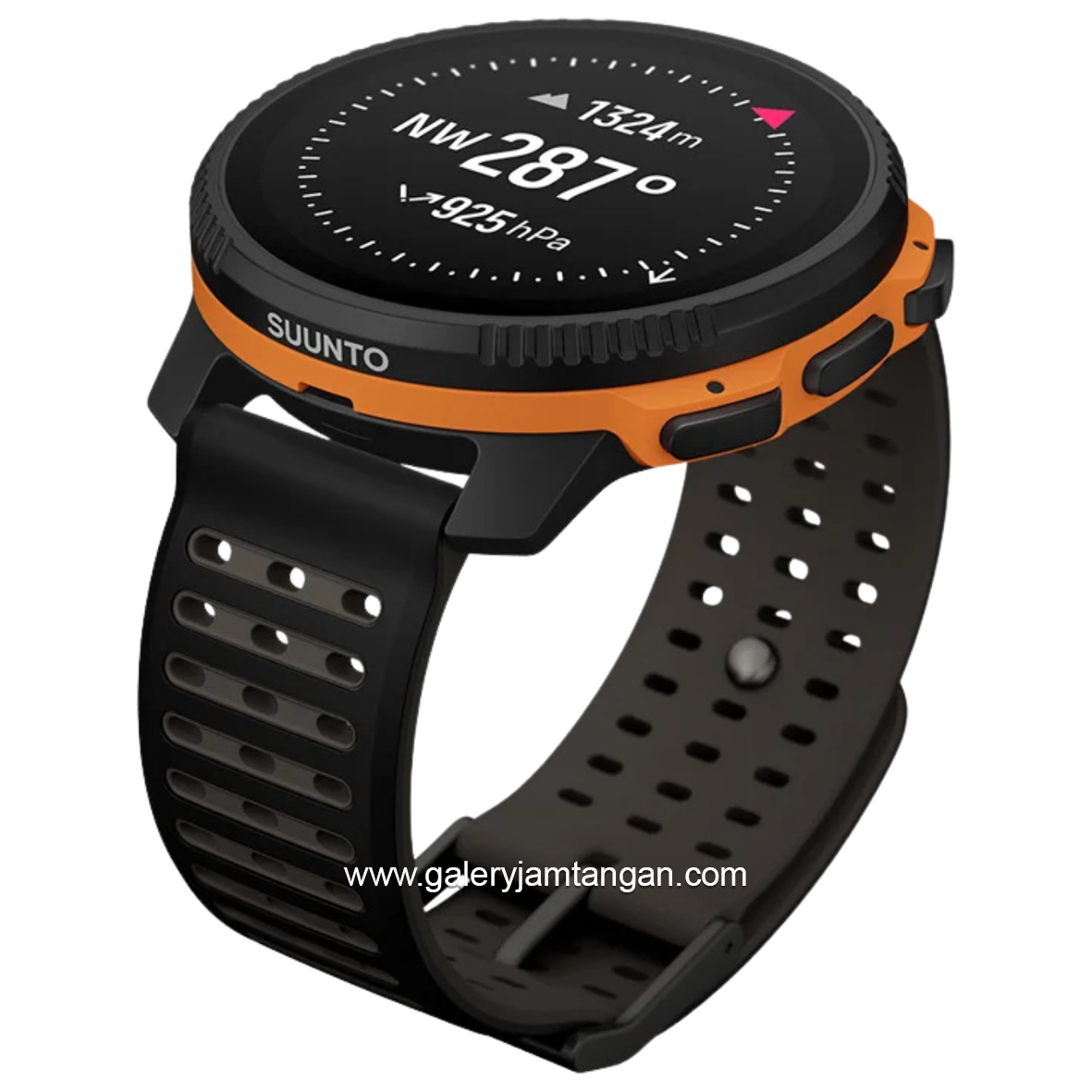 Suunto Vertical 2 Titanium 90th Anniversary Limited Edition Black Silicone Strap