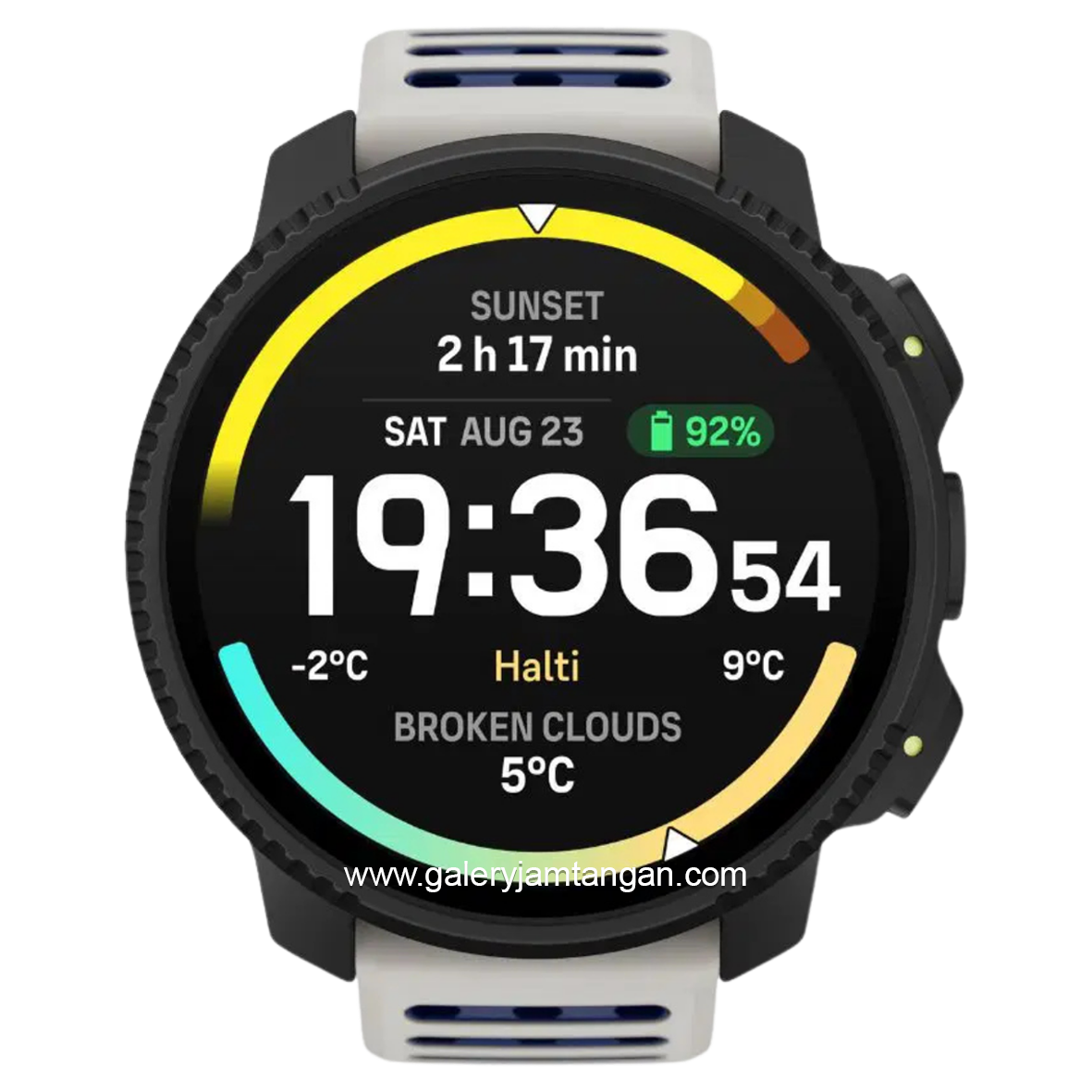 Suunto Vertical 2 Arctic Gray Silicone Strap