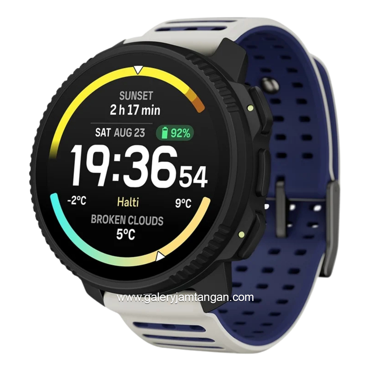 Suunto Vertical 2 Arctic Gray Silicone Strap