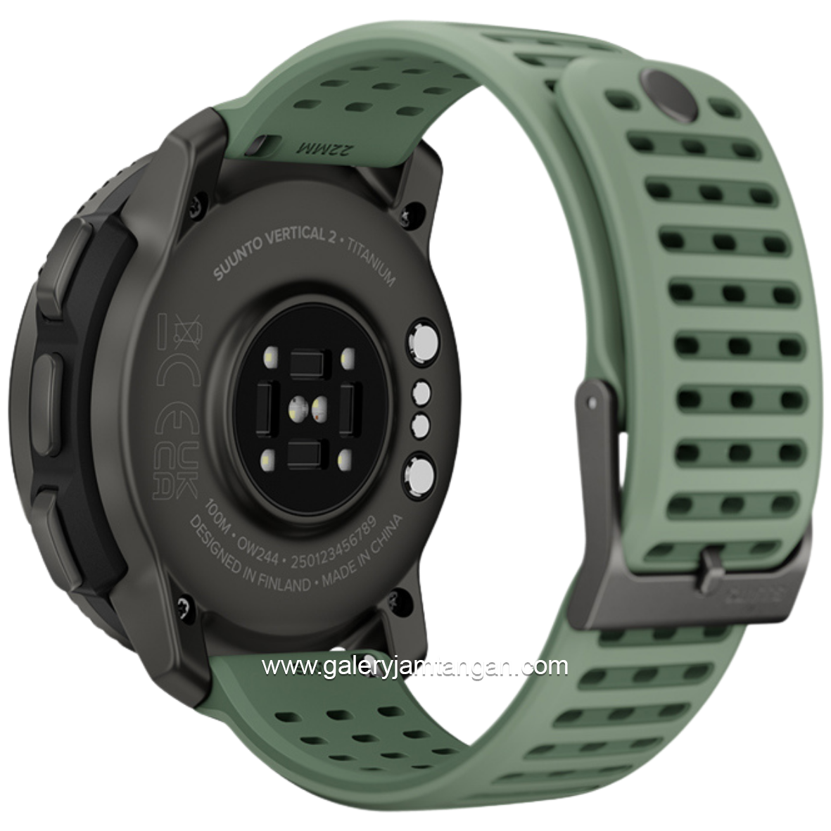 Suunto  Vertical 2 Titanium Sage Silicone Strap