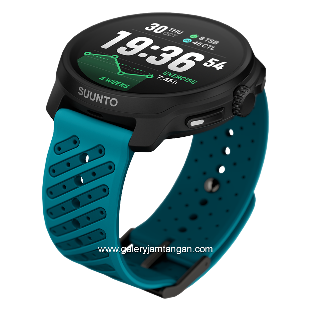 SUUNTO RACE 2 WAVE BLUE Silicone Strap