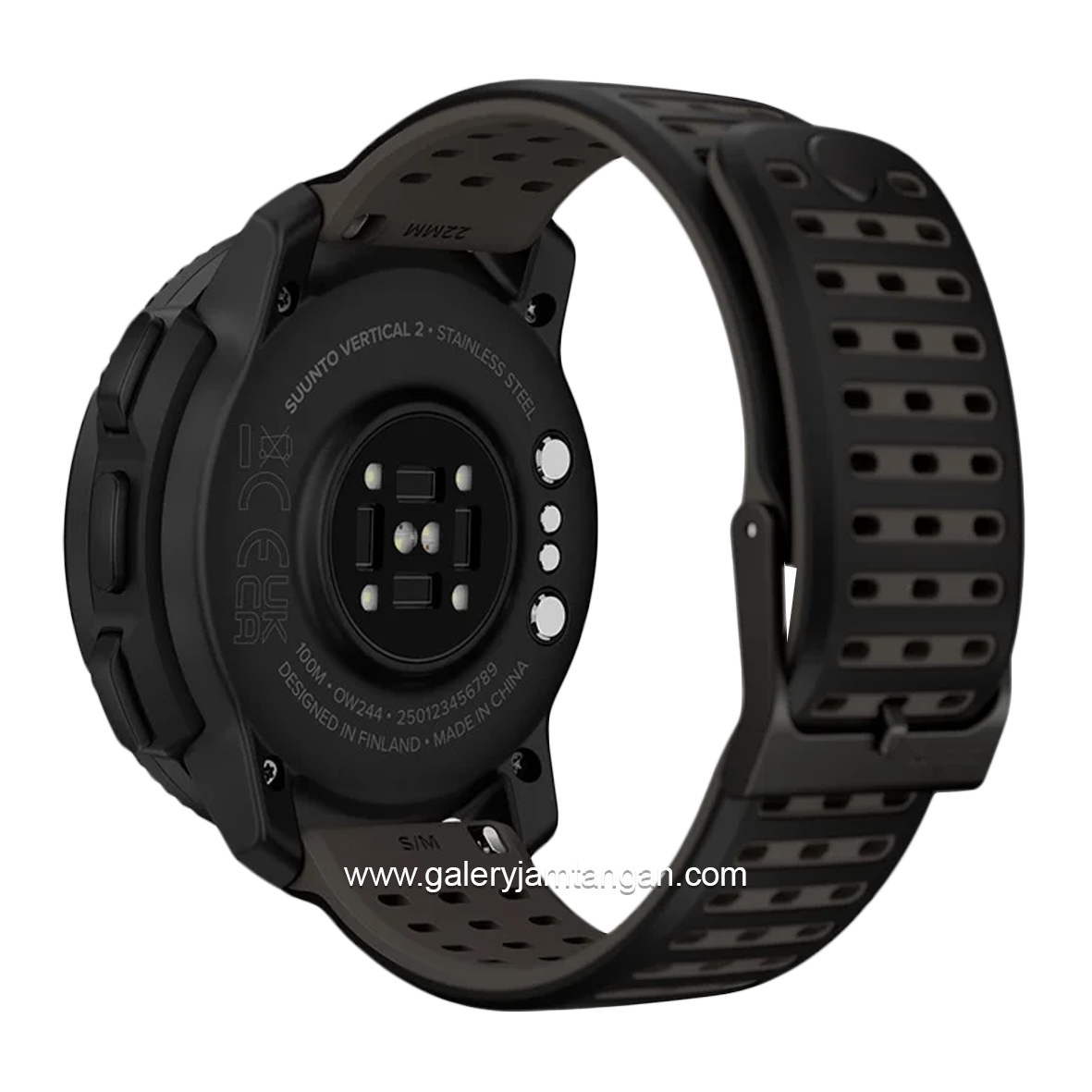 SUUNTO VERTICAL 2 ALL BLACK Silicone Strap