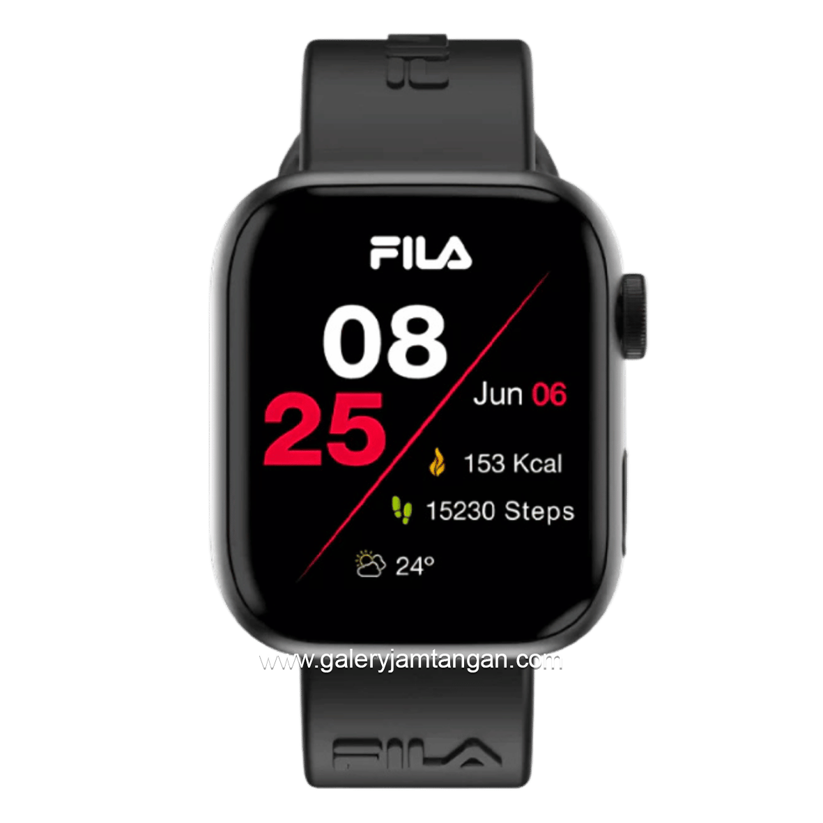FILA SMARTWATCH SW/35B Black Silicone Strap
