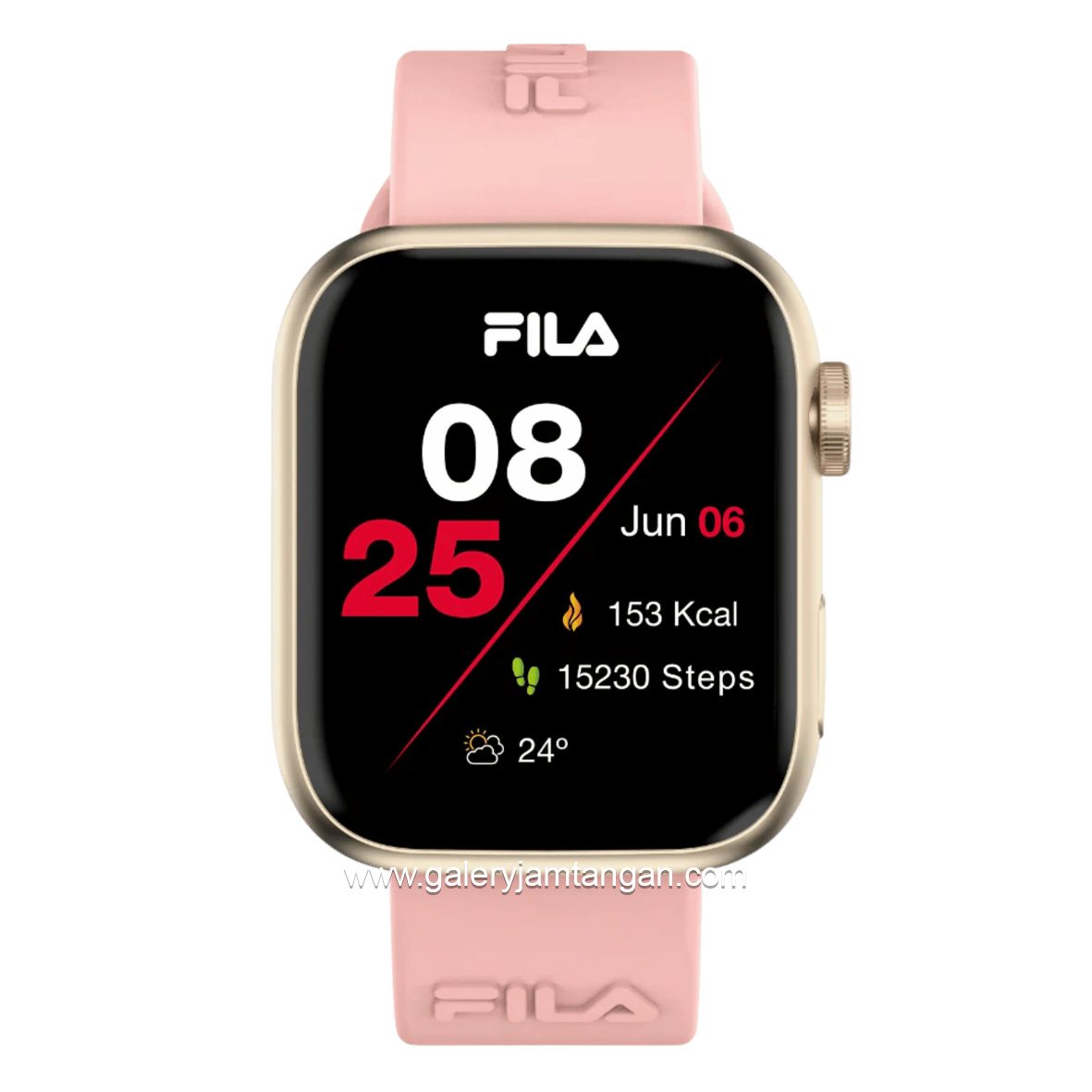 FILA SMARTWATCH SW/35G Pink Rosegold Silicone Strap