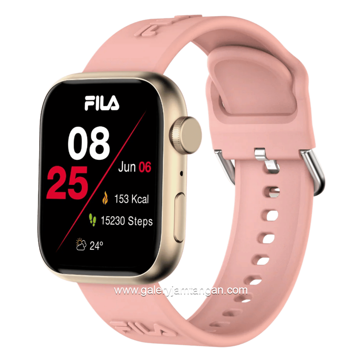 FILA SMARTWATCH SW/35G Pink Rosegold Silicone Strap