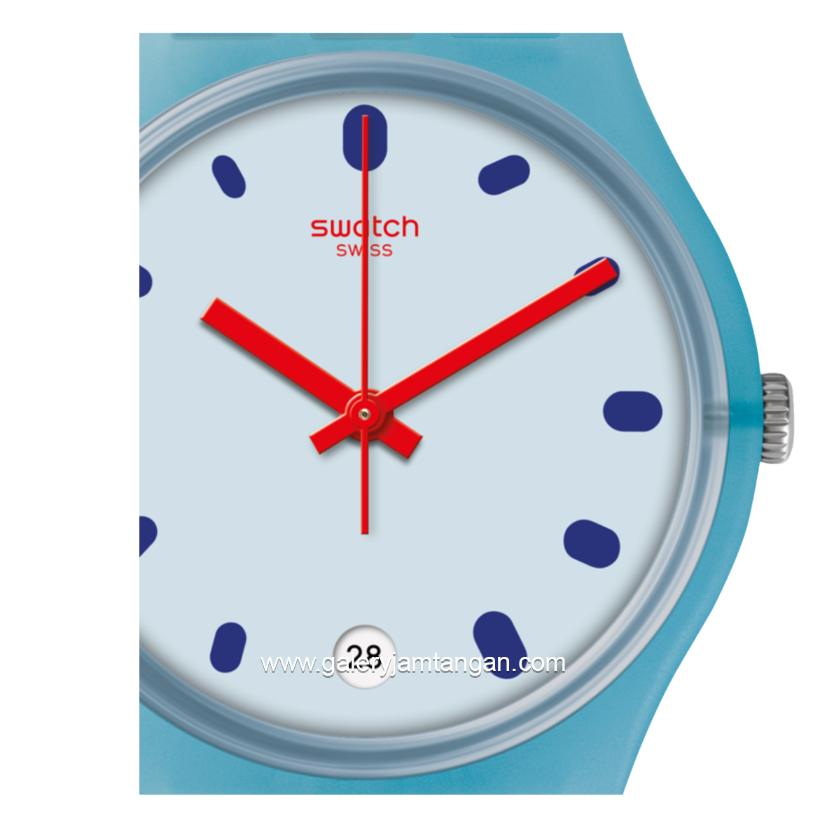 SWATCH GS401 C31 Blue Silicone Swiss Made