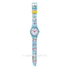 SWATCH GS401 C31 Blue Silicone Swiss Made