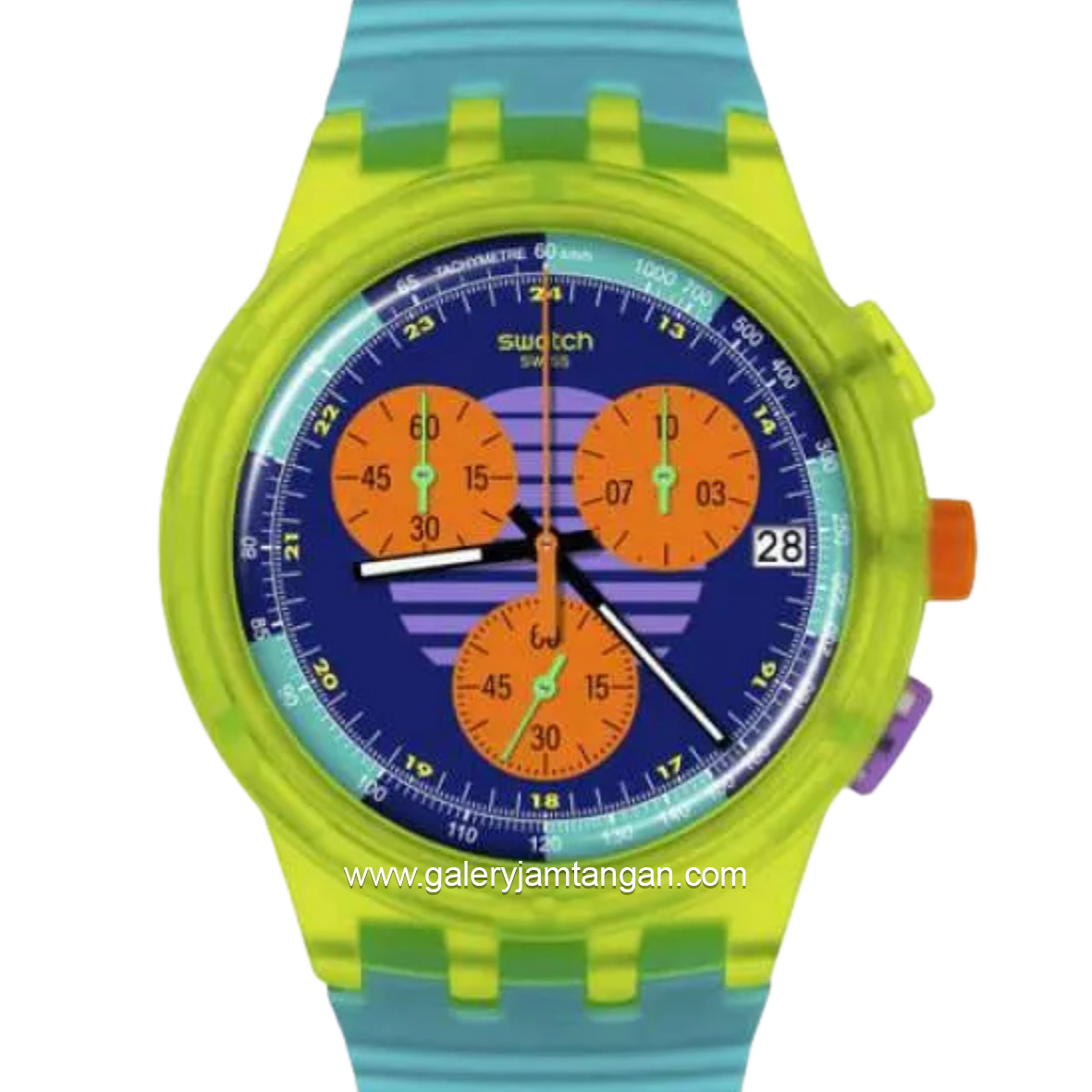 SWATCH SUSJ404 Multicolor SIlicone Strap