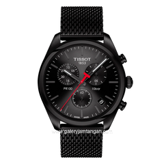TISSOT T101.417.33.051.00 Chronograph Black Shandrop Strap
