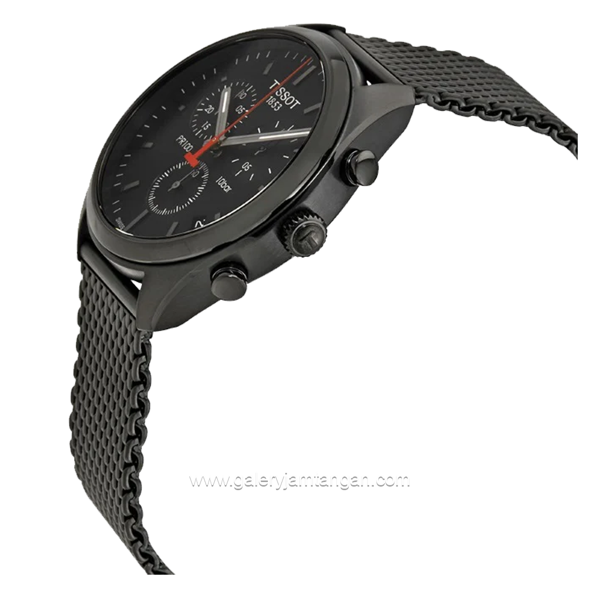 TISSOT T101.417.33.051.00 Chronograph Black Shandrop Strap