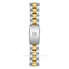 TISSOT T101.917.22.031.00 Silver Gold Dial White Stainless Steel
