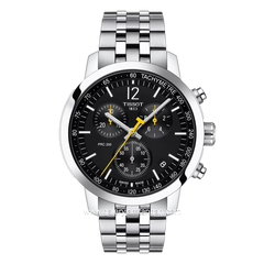 TISSOT CHRONOGRAPH T114.417.11.057.00 Silver Dial Black Stailess Steel