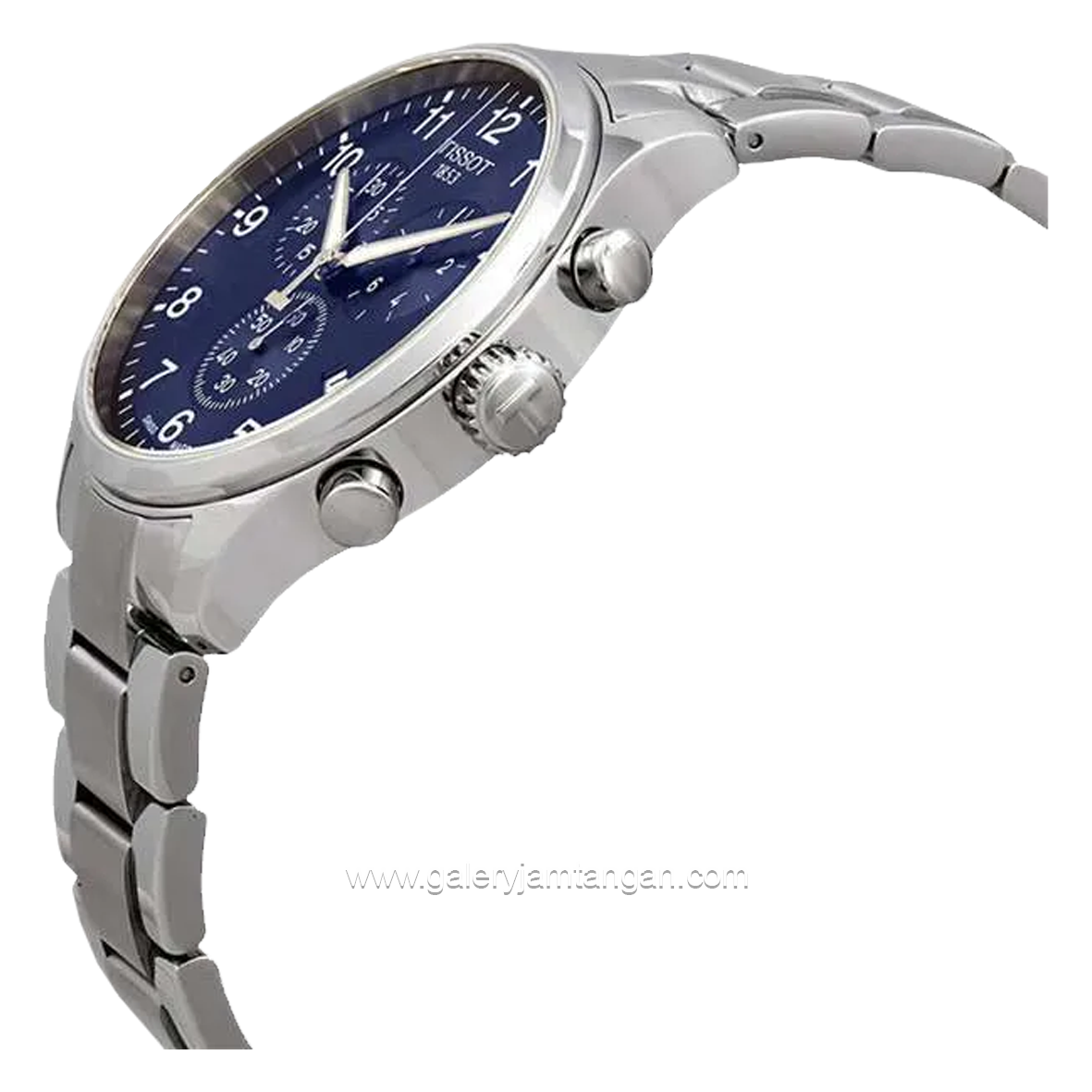 TISSOT CHRONO T116.617.11.047.01 Silver Dial Blue Stainless Steel