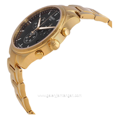 TISSOT CHRONO T116.617.33.051.00 Gold Dial Black Stainless Steel