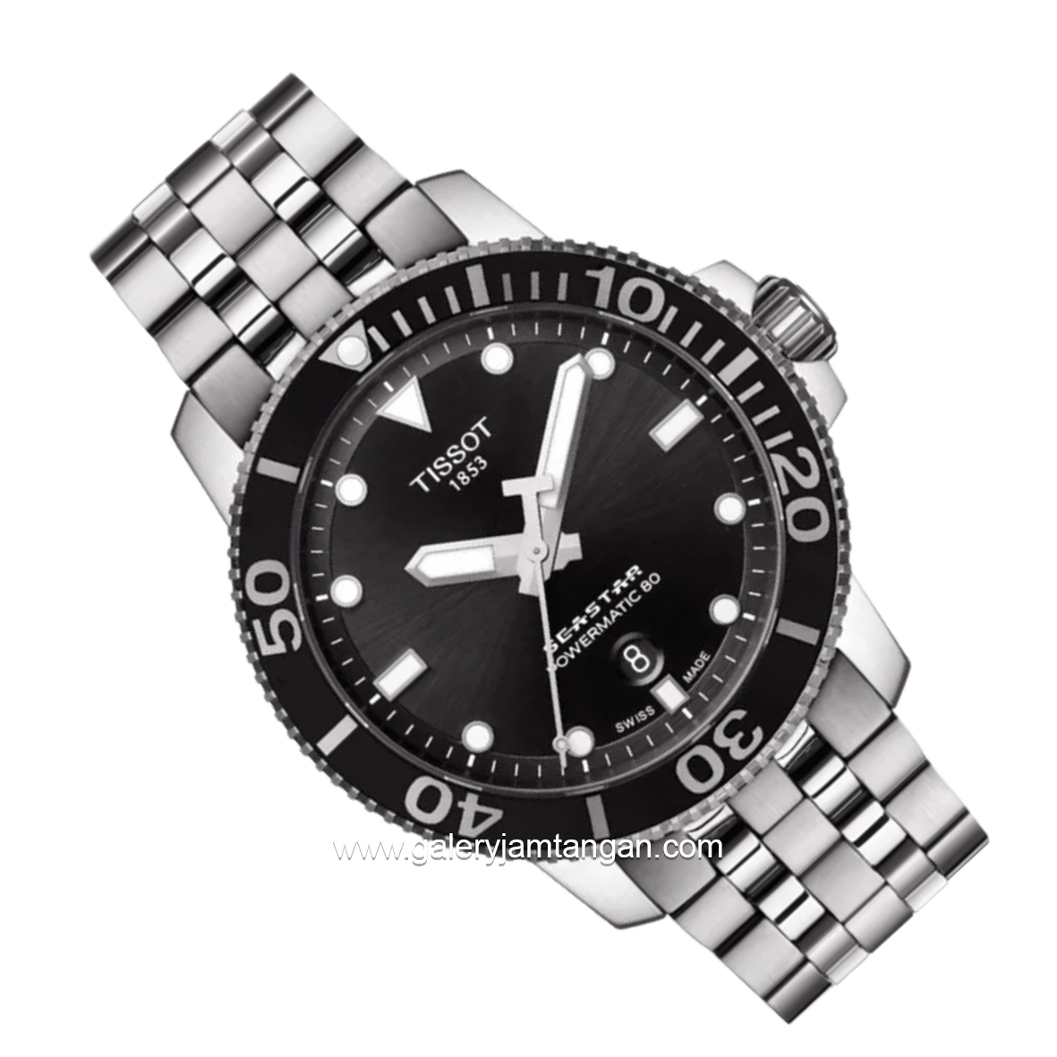 Tissot Powermatic T120.407.11.051.00 Silver Dial Black Swiss Made