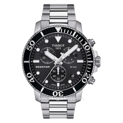 Tissot Seastar T120.417.11.051.00 Silver Dial Black Swiss Made