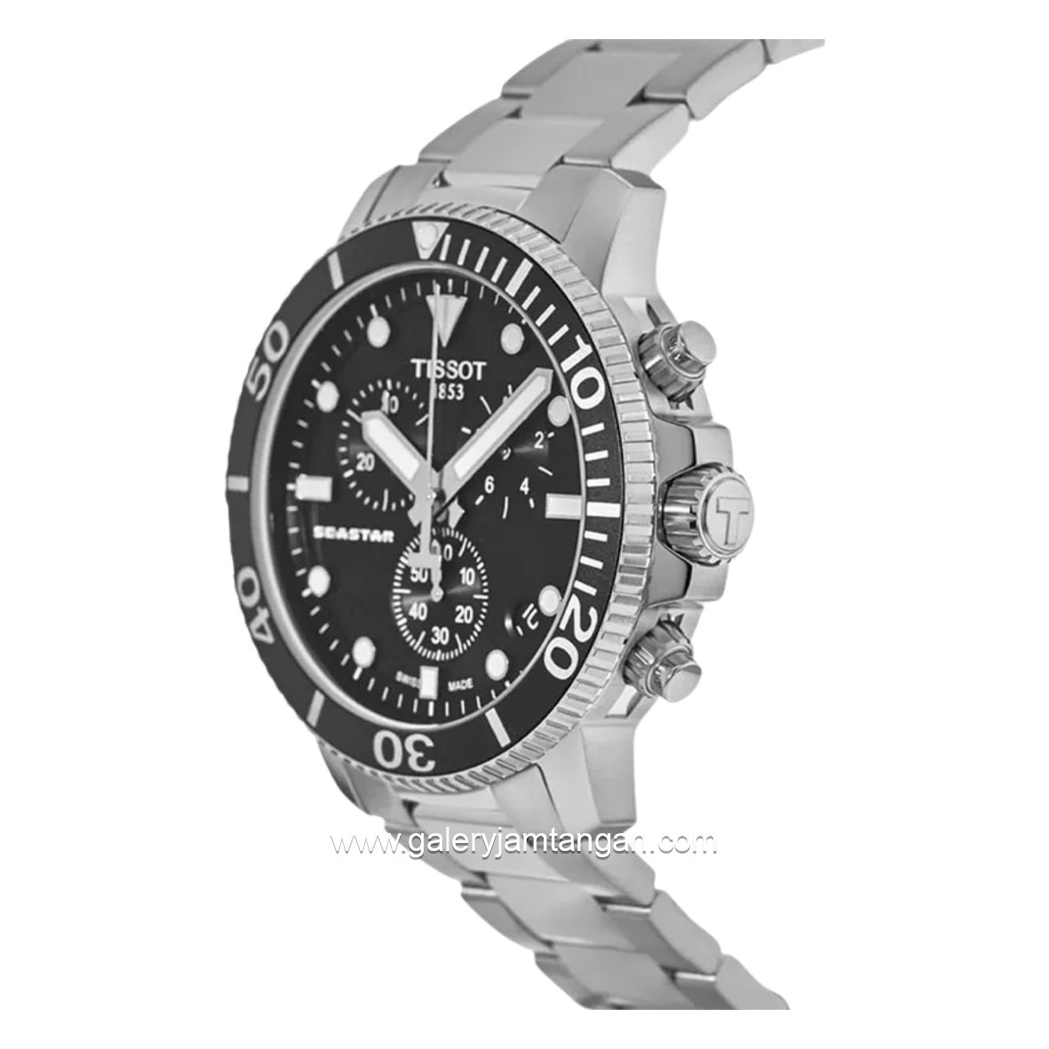 Tissot Seastar T120.417.11.051.00 Silver Dial Black Swiss Made