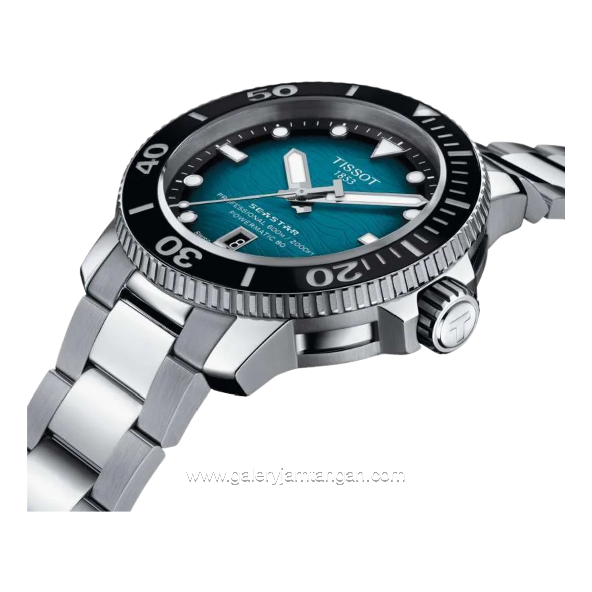 Tissot Seastar Powermatic T120.607.11.041.00 Silver Dial Blue Swiss Made