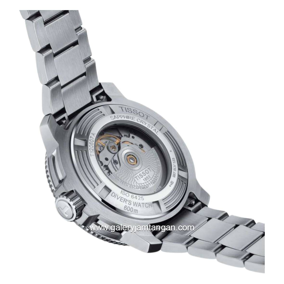 Tissot Seastar Powermatic T120.607.11.041.00 Silver Dial Blue Swiss Made