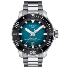 Tissot Seastar Powermatic T120.607.11.041.00 Silver Dial Blue Swiss Made