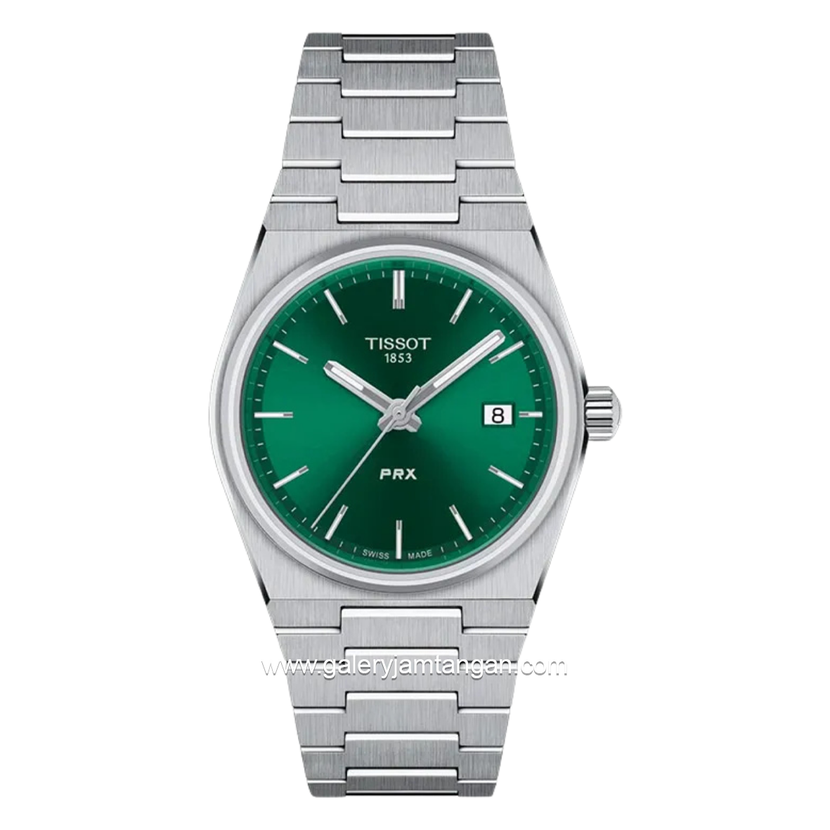 Tissot PRX T137.210.11.081.00 Silver Dial Green Swiss Made