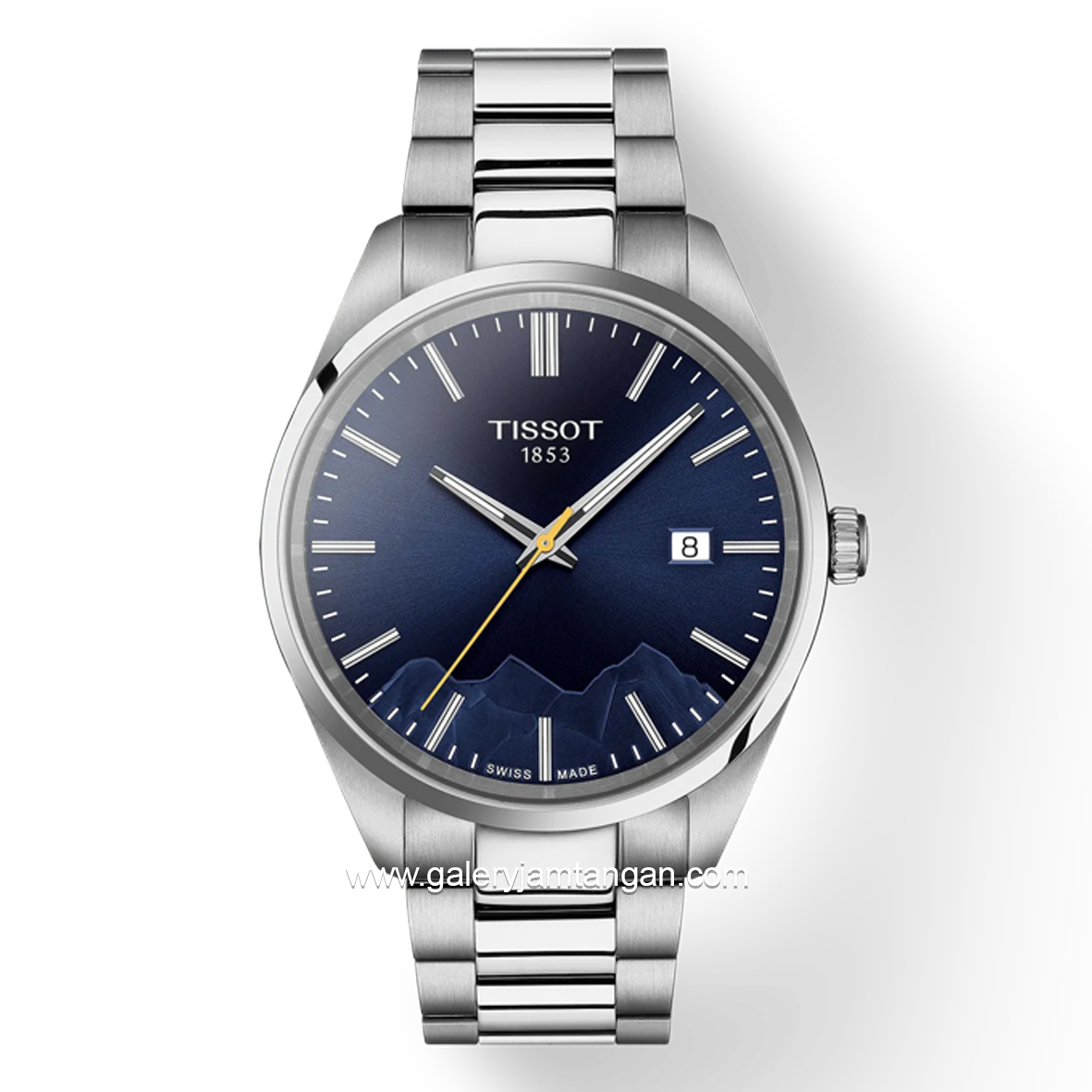 TISSOT T150.410.11.041.02 Silver Dial Blue Stainless Steel