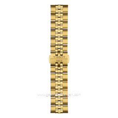 TISSOT BALLADE T156.410.33.051.00 Gold Dial Black Stainless Steel