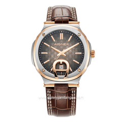 AIGNER TAVIANO 2 AGW.241004 Brown Rosegold Series Watch Swiss Made