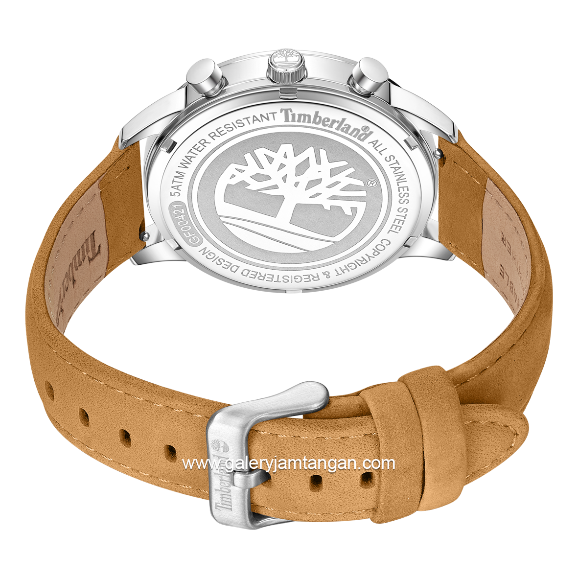 TIMBERLAND TDWGF0042102 MANAGATE Brown Leather Strap