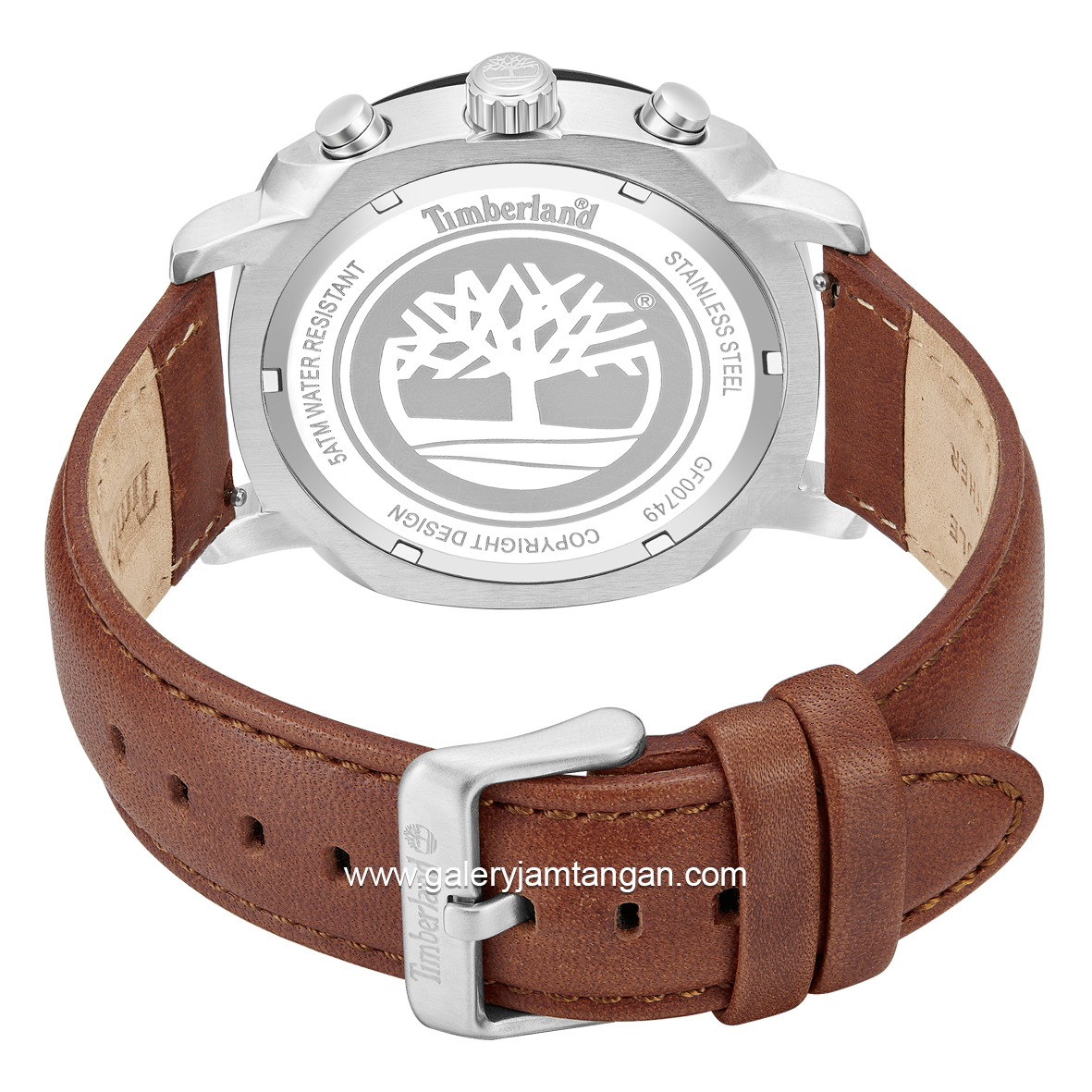 TIMBERLAND TDWGF0074902 PYPERVILLE Brown Leather Strap