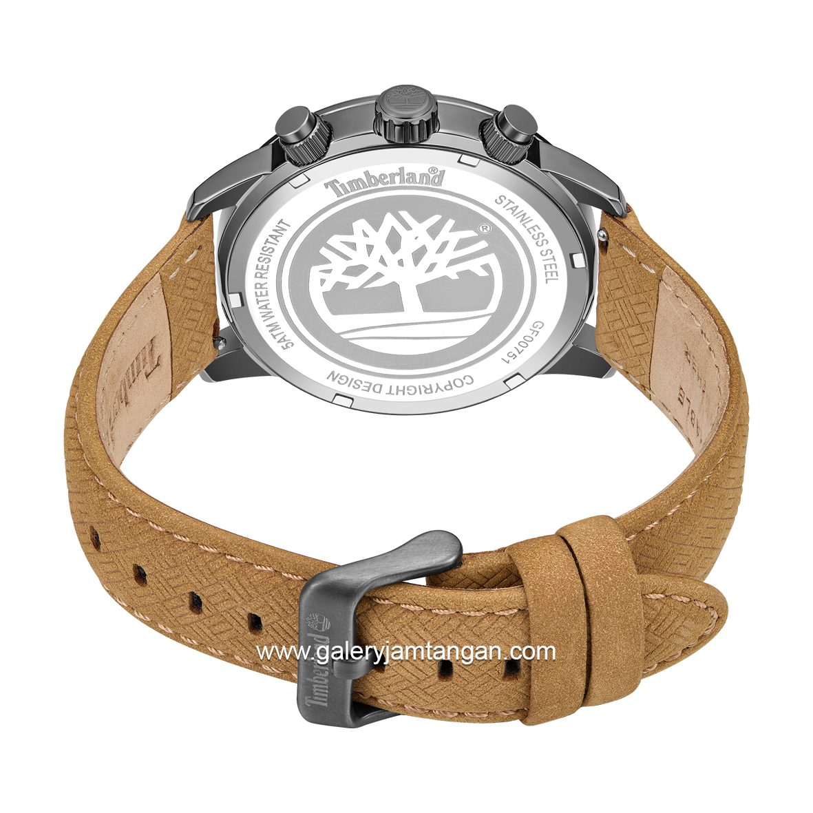 TIMBERLAND TDWGF0075102 Raynham Black Leather Strap