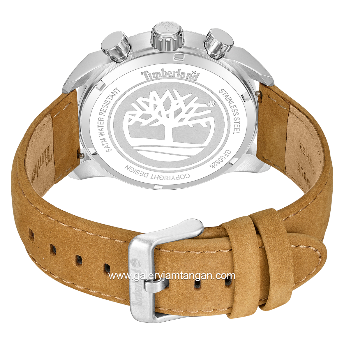 TIMBERLAND TDWGF0082801 HENNIKER II Brown Leather Strap