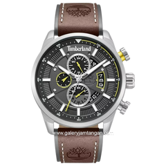 TIMBERLAND TDWGF0095402 CALAHAN Brown Dial Black Leather Strap
