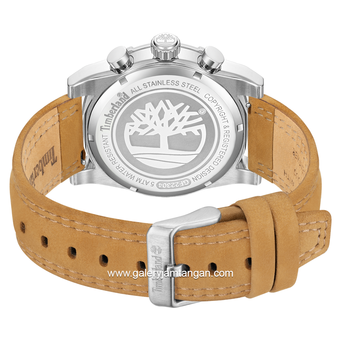 TIMBERLAND TDWGF2230405M STONINGTON Brown Leather Strap