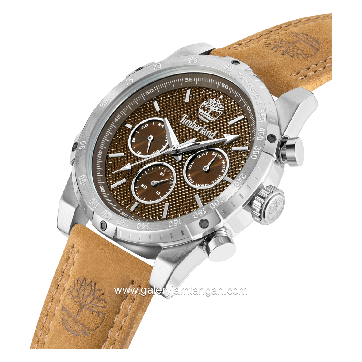 TIMBERLAND TDWGF2230405M STONINGTON Brown Leather Strap
