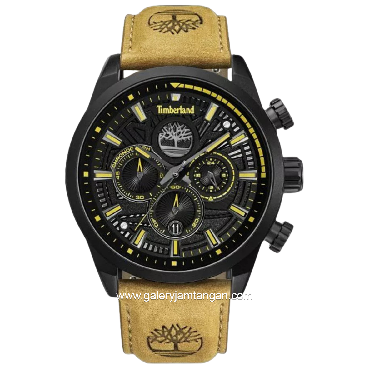 TIMBERLAND TDWGQ00949X0 HENNIKER II Brown Leather 3 Hands Strap