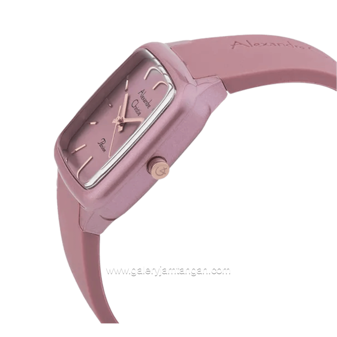Alexandre Christie AC 2A08 LHRRGPN Pink Rubber Strap