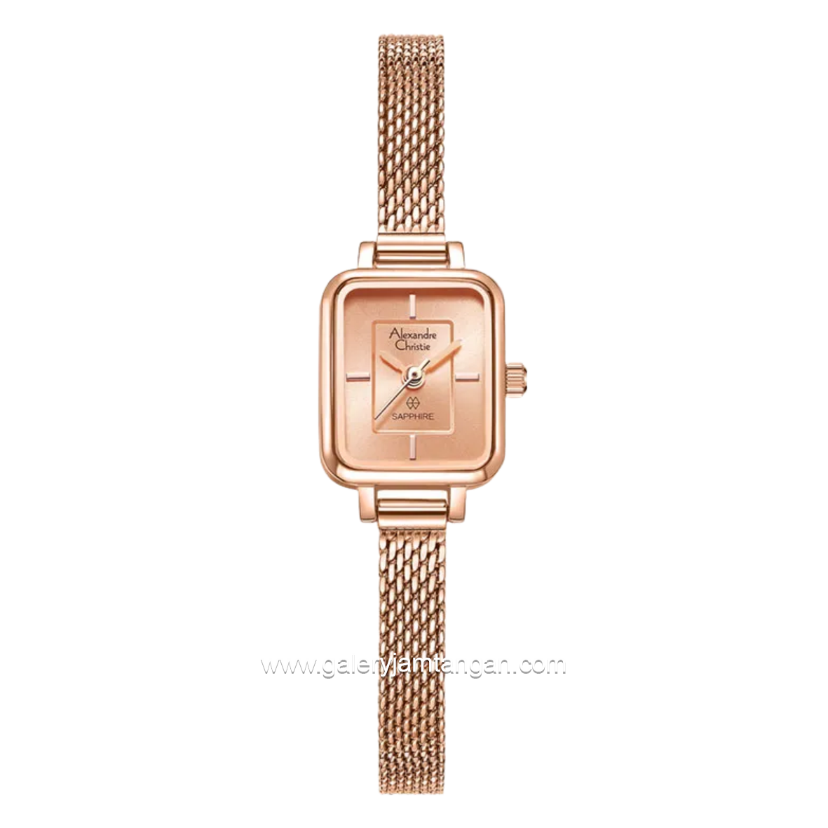 Alexandre Christie Passion AC 2B38 LH Ladies Mesh Stainless Steel Strap