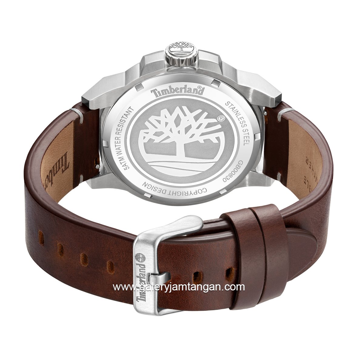TIMBERLAND TDWGB0083001 MOHEGAN Brown Leather Strap