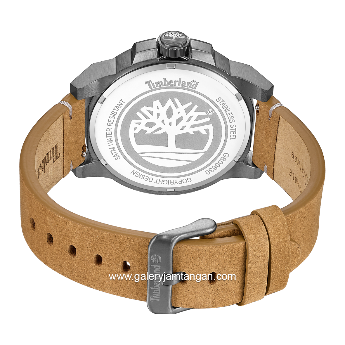 TIMBERLAND TDWGB0083003 MOHEGAN Brown Leather Strap