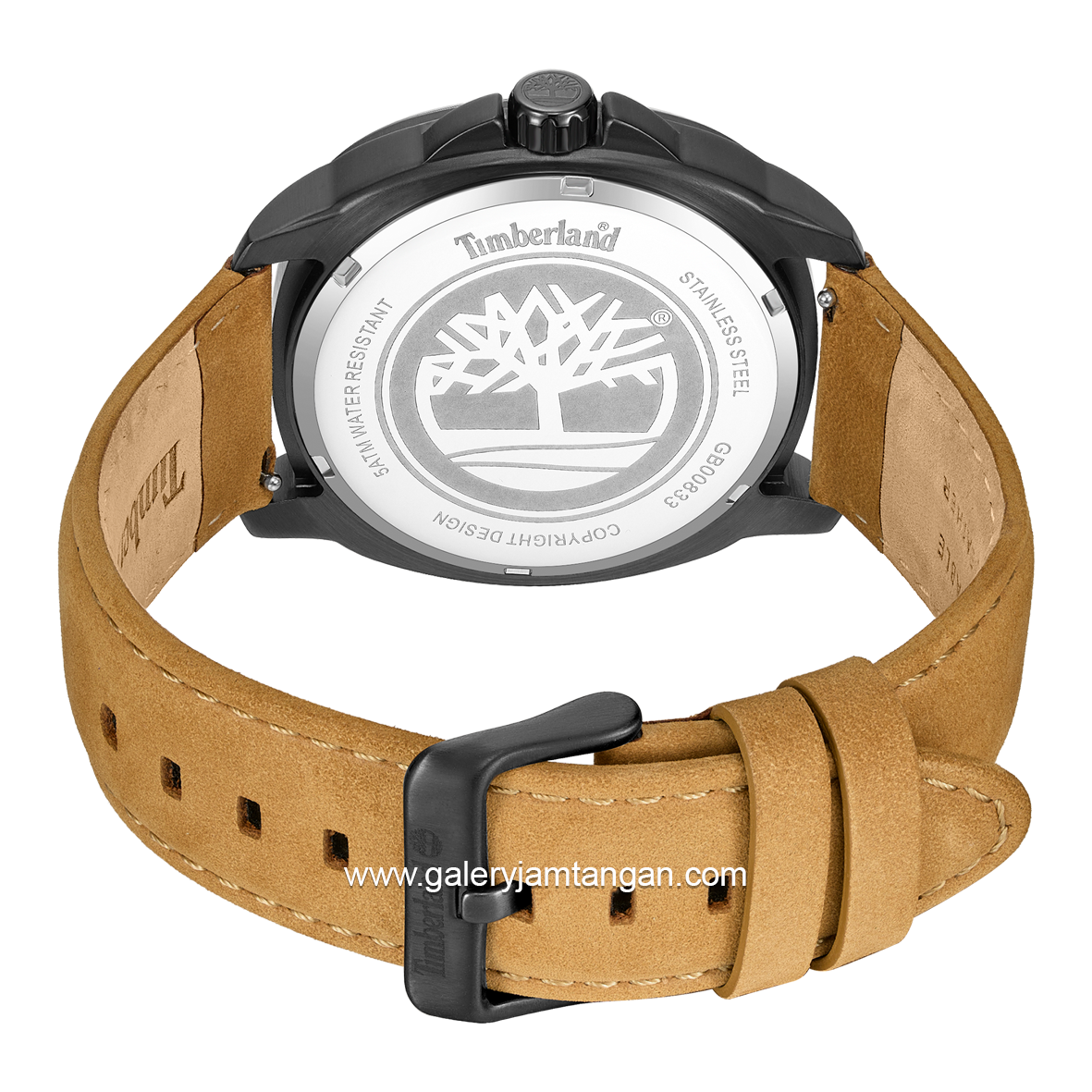 TIMBERLAND TDWGB0083302 GREENOUGH Brown Leather Strap