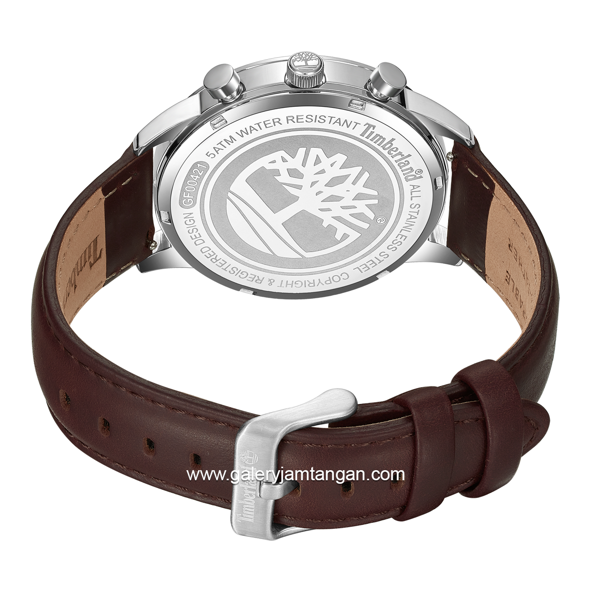 TIMBERLAND TDWGF0042101 MANAGATE Brown Leather Strap