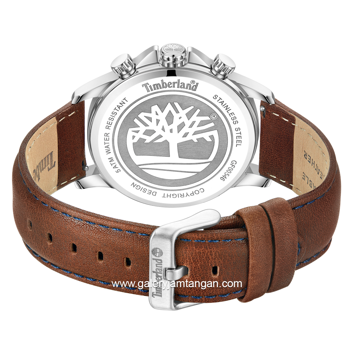 TIMBERLAND TDWGF0054602 BERNARDSTON Brown Leather Strap