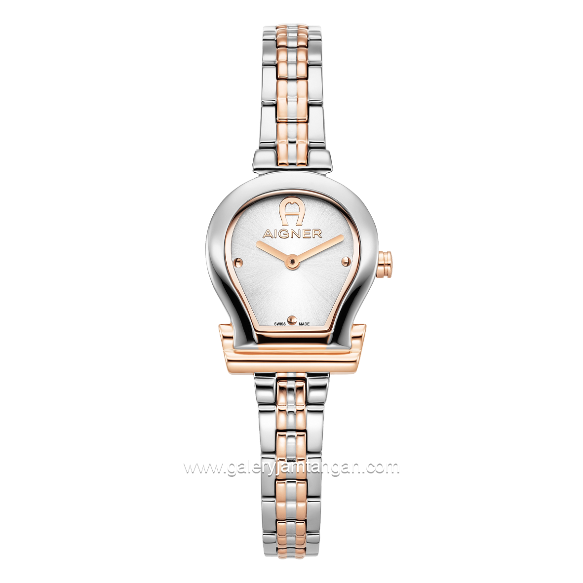 AIGNER TIVOLI DUE AGW.258002 Women's Watch Silver Rosegold Swiss Made