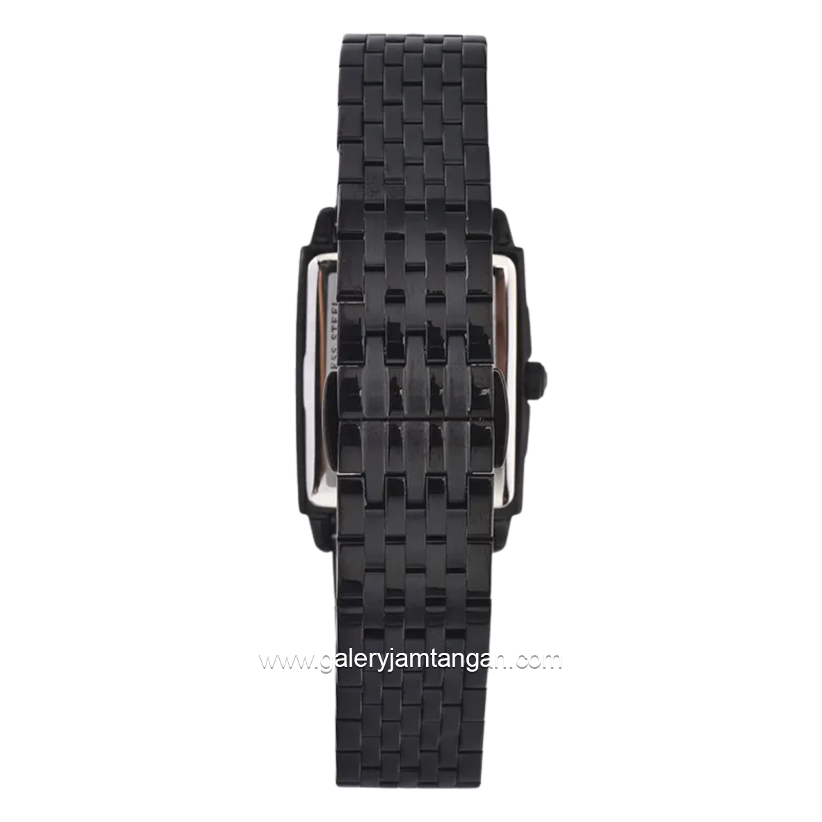 Alexandre Christie Slim Elegance AC 8708 LD BIPBA Black Dial Black Stainless Steel Strap